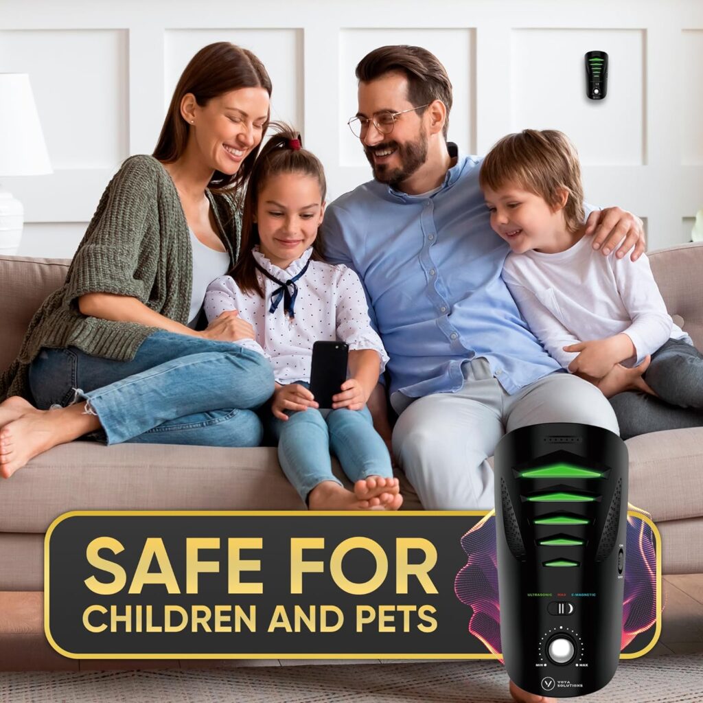 New 2023 Premium Powerful Mouse Mice Rat Bat Squirrel Insects Repellent - Outdoor/Indoor - Electronic Ultrasonic Pest Repeller Plug in - Deterrent Rodent Control - Electromagnetic Waves Repellent